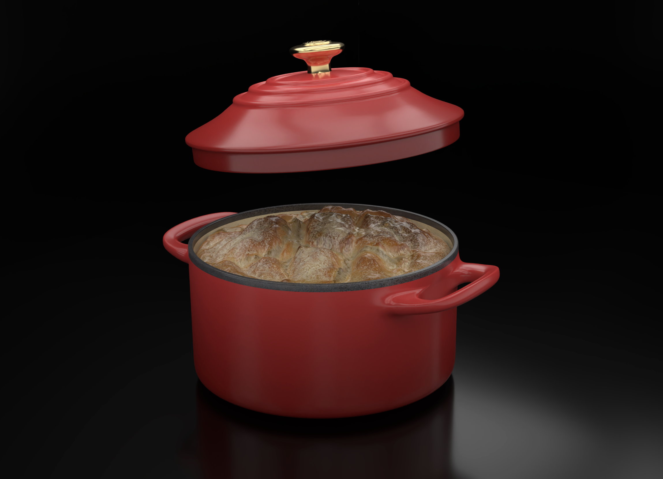 3D pot model